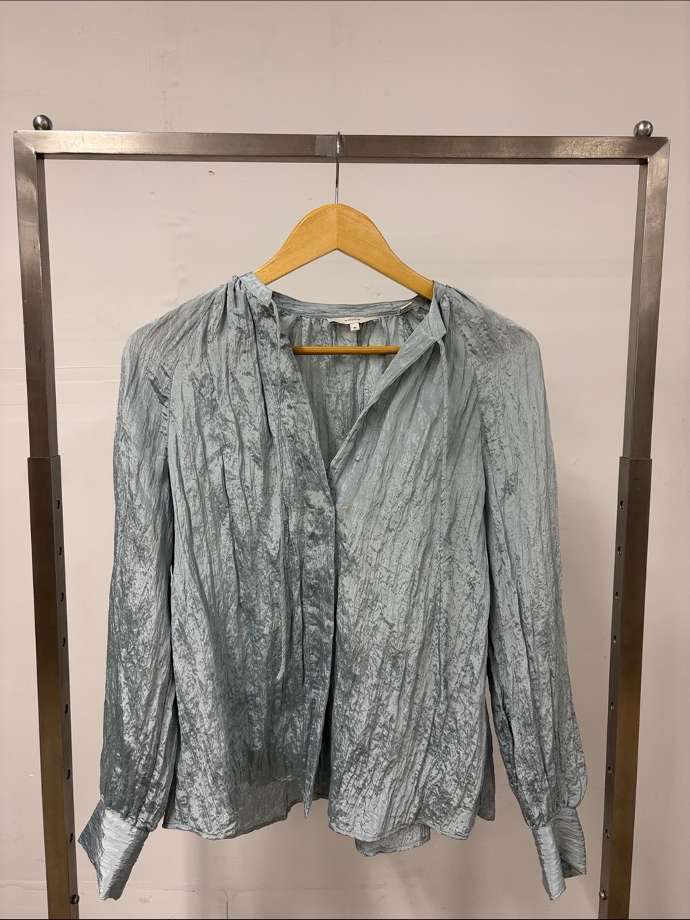 Vince Elegant Blouse - Blue/Green